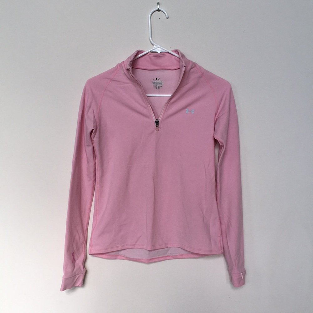 Light Pink Under Armour Quarter Zip